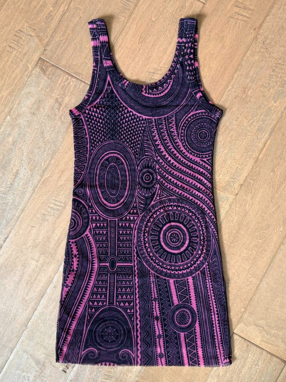 Jean Paul Gaultier Soleil 1990's Tribal Mesh Tank